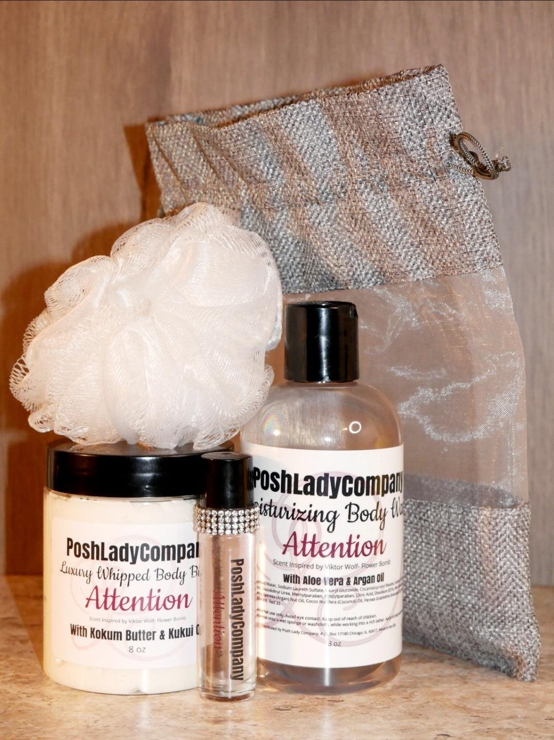 Attention- 5 pc Bath & Body Gift Set